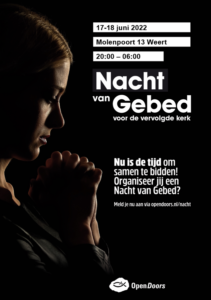 Poster Nacht van Gebed 2022 Weert